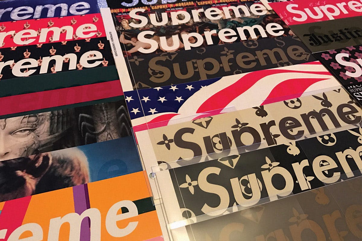 supreme collab stickers